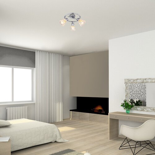 Spot Hestia, crom, E14 3x 40W, Rabalux 5301