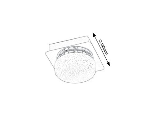 Plafoniera LED Hilary, crom, 5W, 400lm, 4000K, IP20, Rabalux, 5661