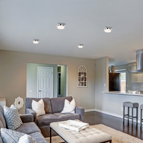 Plafoniera LED Hilary, crom, 5W, 400lm, 4000K, IP20, Rabalux, 5661