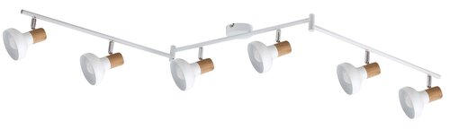 Spot Holly, alb, 6XE14 , Rabalux 59480