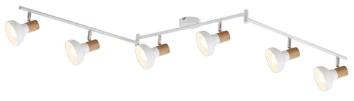 Spot Holly, alb, 6XE14 , Rabalux 59480