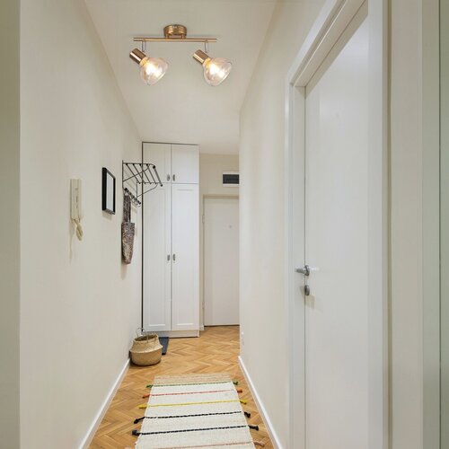 Aplica/Plafoniera Holly, auriu antic, 2xE14, IP20, Rabalux, 5547