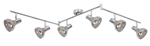 Spot Holly, crom, E14 6x 40W, Rabalux 5562