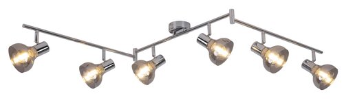 Spot Holly, crom, E14 6x 40W, Rabalux 5562