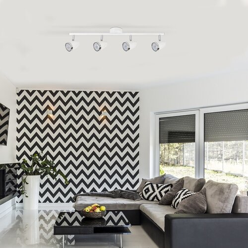 Spot Karen, alb, 1120lm, LED 4x 4W, 3000K, Rabalux 6669