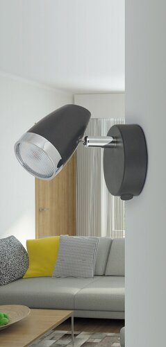 Spot Karen, antracit, 280lm, LED 4W, 3000K, Rabalux 6512