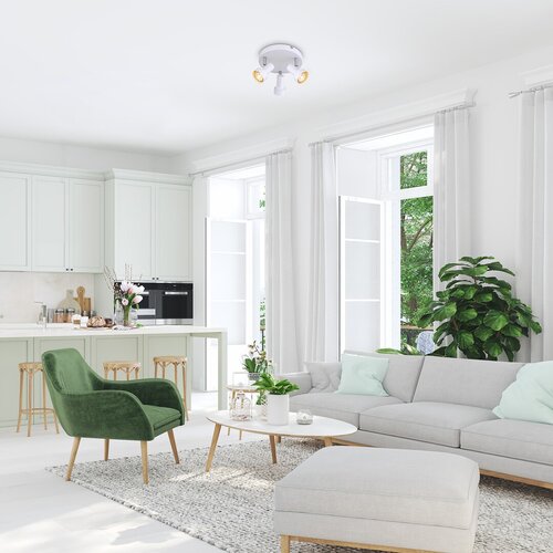 Spot Konrad, alb, GU10 3x 50W, Rabalux 5356