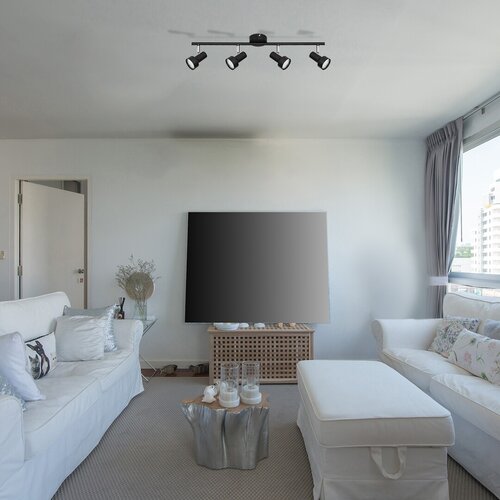 Spot Konrad, negru, GU10 4x 50W, Rabalux 5325