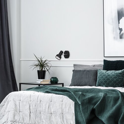 Spot Konrad, negru, GU10 50W, Rabalux 5322