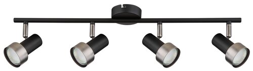 Spot Konrad, negru mat, GU10 4x 50W, Rabalux 73014