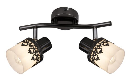 Spot Lacey, negru, E14 2x 40W, Rabalux 5342