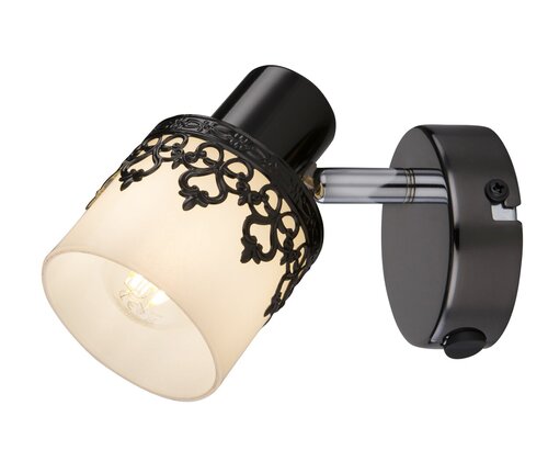 Spot Lacey, negru, E14 40W, Rabalux 5341