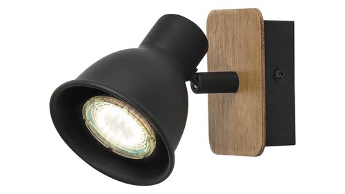 Spot Mac, negru, GU10 1x 15W, Rabalux 5902