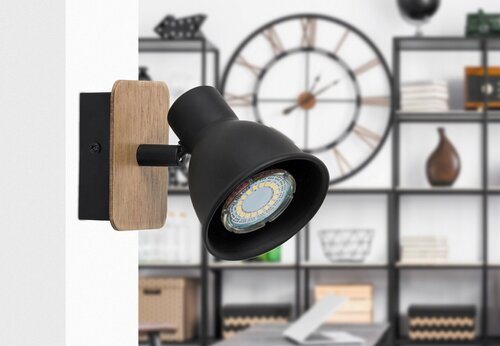 Spot Mac, negru, GU10 1x 15W, Rabalux 5902
