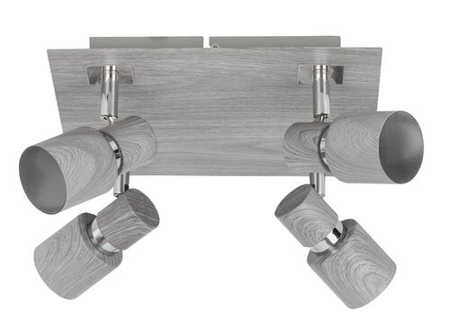 Spot Merkur, stejar invechit, 4xGU10 , Rabalux 6128