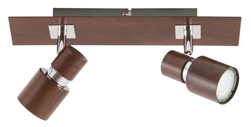 Spot Merkur, wenge, GU10 2x 50W, Rabalux 6006