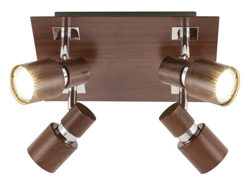 Spot Merkur, wenge, GU10 4x 50W, Rabalux 6008