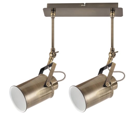 Spot Peter, bronz antichizat, E27 2x 60W, Rabalux 5982