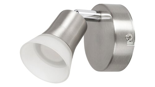 Spot Riley, crom satin, LED 4W, 350lm, 3000K, Rabalux 5626