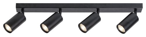 Spot Solo, negru, GU10 4x 25W, Rabalux 2086