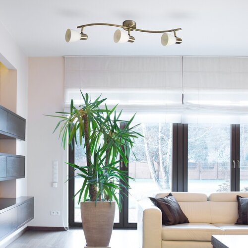 Plafoniera Soma, bronz, 3xE14, IP20, Rabalux, 6308