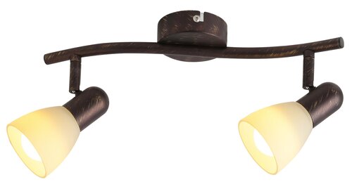 Aplica/Plafoniera Soma, maro antic, 2xE14, IP20, Rabalux, 6592