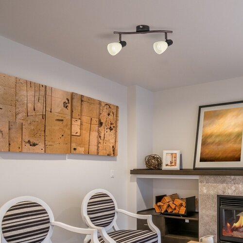 Aplica/Plafoniera Soma, maro antic, 2xE14, IP20, Rabalux, 6592