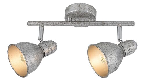 Spot Thelma, argintiu antic, E14 2x 40W, Rabalux 5387
