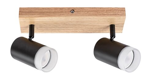 Spot Toras, stejar, GU10 2X 5W, Rabalux 73122