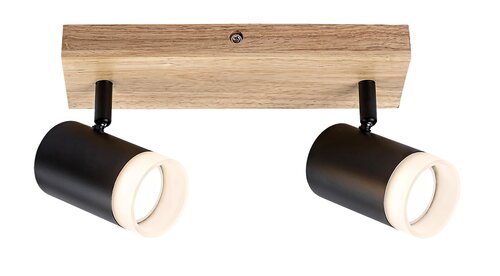 Spot Toras, stejar, GU10 2X 5W, Rabalux 73122