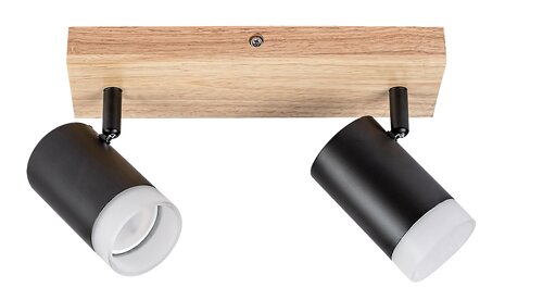 Spot Toras, stejar, GU10 2X 5W, Rabalux 73122