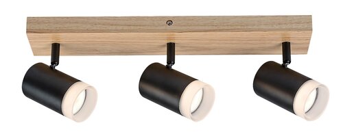Spot Toras, stejar, GU10 3X 5W, Rabalux 73123