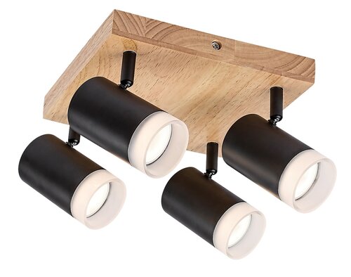 Spot Toras, stejar, GU10 4X 5W, Rabalux 73124