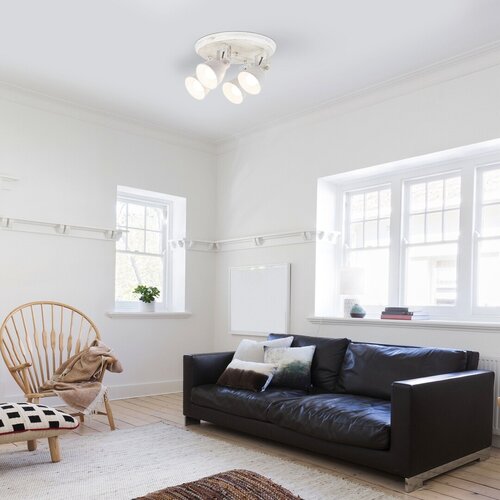 Spot Vivienne, alb antichizat,4X E14 , Rabalux 5969