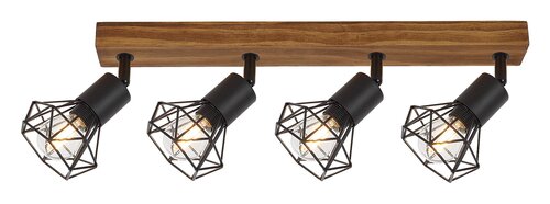 Spot Zeus, stejar, E14 4x 40W, Rabalux 3140