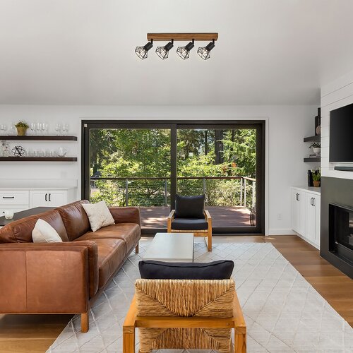 Spot Zeus, stejar, E14 4x 40W, Rabalux 3140