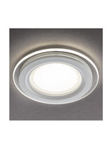 Spot incastrat ST 205 LED, alb cu rama sticla, LED 5W, 4000K, 320 lm, Smarter 70357
