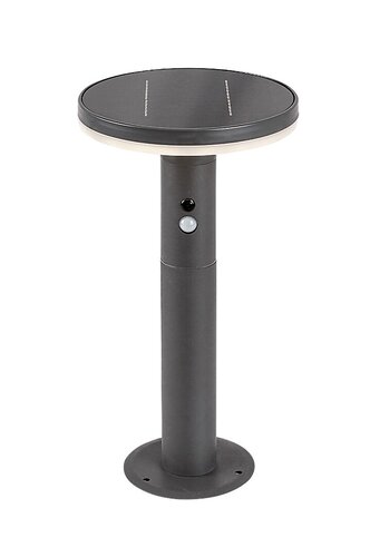 Lampa LED exterior solara cu senzor Alaska, antracit, 10W, 250lm, 4000K, IP44, Rabalux, 77018
