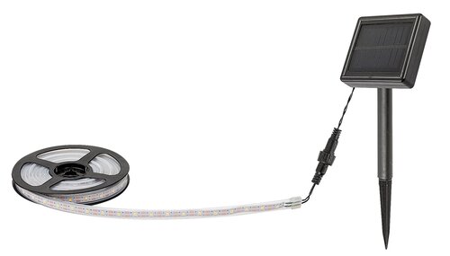 Banda LED exterior solara Ansoo, alb, 0.26W, 30lm, 3000K, L.3m, IP44, Rabalux, 77016