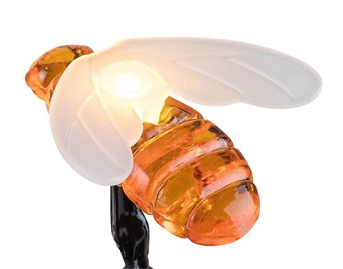 Ghirlanda LED exterior solara Bobus, negru, 0.06W, 3lm, 2700K, L.3,8m, IP44, Rabalux, 77002