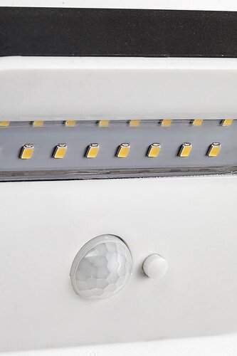 Aplica LED exterior solara cu senzor Brezno, negru, 3.2W, 145lm, 4000K, IP44, Rabalux, 77006