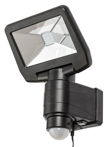 Aplica LED exterior solara cu senzor Dojran, negru, 5W, 500lm, 4000K, IP44, Rabalux, 77021