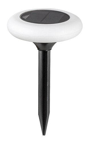 Lampa LED exterior solara Haiti, negru, 0.6W, 10lm, RGB, IP65, Rabalux, 7069