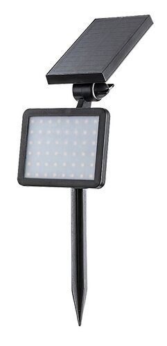 Lampa LED exterior solara Kelna, negru, 9.6W, 200lm, 4000K, IP44, Rabalux, 77011