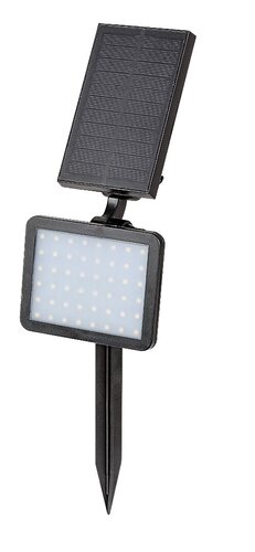 Lampa LED exterior solara Kelna, negru, 9.6W, 200lm, 4000K, IP44, Rabalux, 77011
