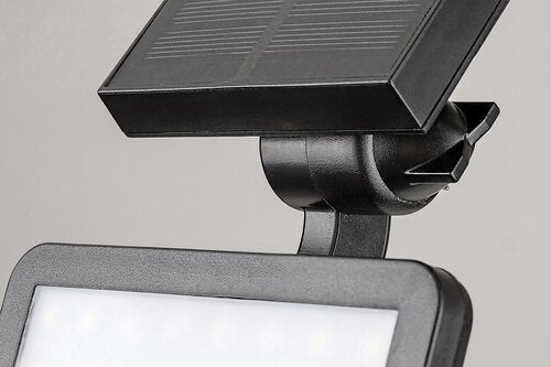 Lampa LED exterior solara Kelna, negru, 9.6W, 200lm, 4000K, IP44, Rabalux, 77011