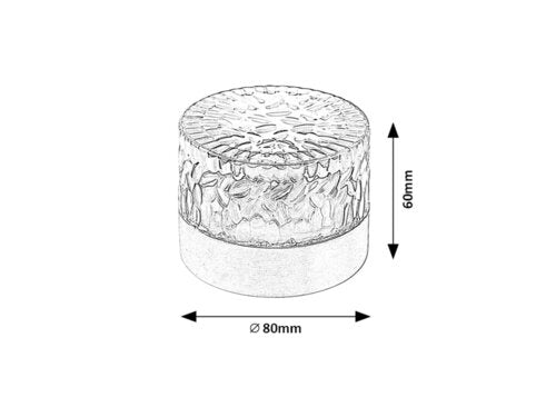 Corp LED solar decorativ Lentula, otel inoxidabil, 0.5W, 10lm, 3000K, IP44, Rabalux, 7010