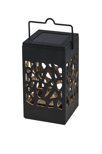 Corp LED solar decorativ Mora, negru, 0,07W, 1lm, 3000K, IP23, Rabalux, 8948