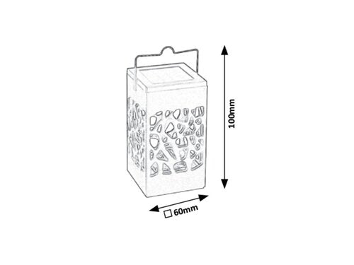 Corp LED solar decorativ Mora, negru, 0,07W, 1lm, 3000K, IP23, Rabalux, 8948