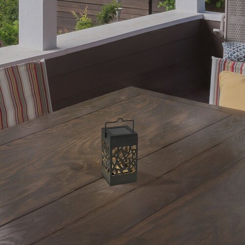 Corp LED solar decorativ Mora, negru, 0,07W, 1lm, 3000K, IP23, Rabalux, 8948